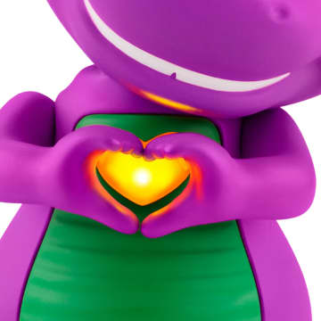 Barney Figura de Juguete Manos de Corazón Luces y Sonidos - Imagen 4 de 6