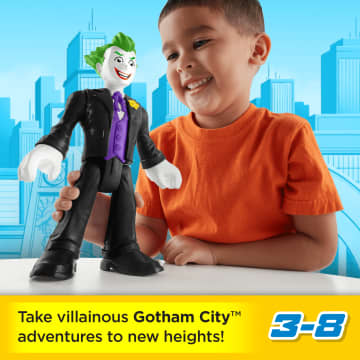 Imaginext DC Super Friends The Joker XL Figure, 10-inch Poseable Preschool Toy - Image 2 of 6
