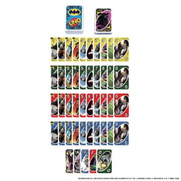 UNO Batman Card Game For Kids & Family Night - Imagem 6 de 6