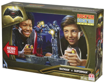 Batman vs Superman Rock 'Em Sock 'Em Robots 2-Player Kids Game, Fighting Robots Action Game - Imagen 4 de 4