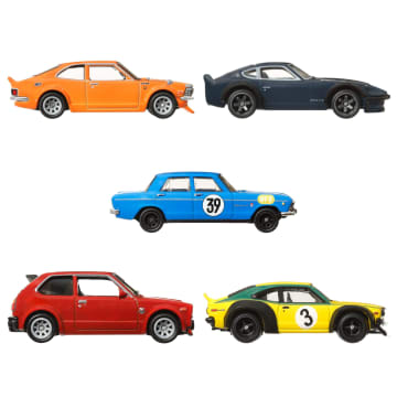 Hot Wheels Premium Car Culture Japan Historics 4 5-Vehicle Set in Collectible Container - Image 5 of 6