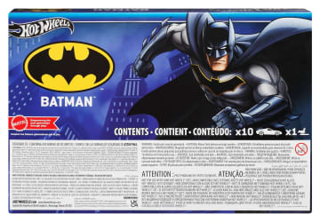 Hot Wheels 1:64 Scale Batman-Themed Toy Vehicles, Set Of 10 - Image 3 of 3