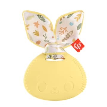 Fisher Price Snuggle Bunny Teether Baby Toy With Fine Motor Activity For Newborns - Imagen 1 de 6