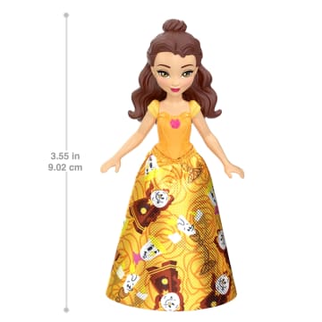 Disney Princess & Friends Set With 5 Small Dolls in Sparkling Outfits & 5 Friend Figures - Imagen 4 de 6