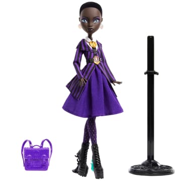 Monster High X Wednesday Collectible Doll, Bianca Barclay in Nevermore Academy Uniform - Image 6 of 6