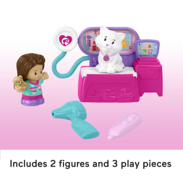 Fisher-Price Little People Barbie Veterinarian Playset For Toddlers And Preschool Kids, 5 Pieces - Image 5 of 6