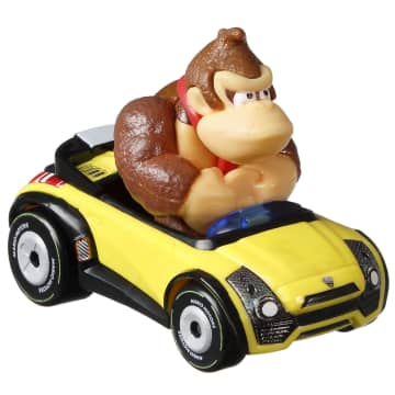 Hot Wheels Mario Kart Vehículo de Juguete Paquete de 4 con Mario, Donkey Kong, Luigi y Dry Bones - Image 5 of 6