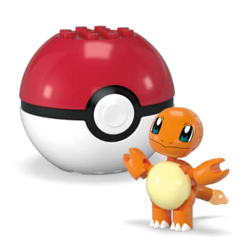 MEGA Pokémon Jogo de Construção Pokébola Colecionável Charmander - Imagen 5 de 5