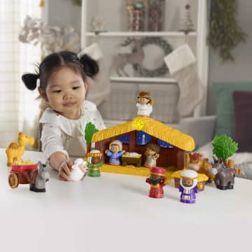 Fisher-Price Little People-Coffret Crèche Pour Tout-Petits, 18 Pièces - Imagen 2 de 6