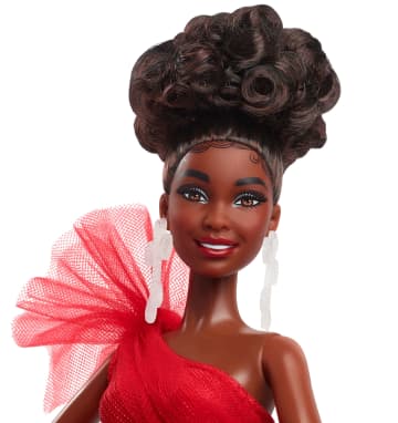 Barbie Signature 2024 Holiday Barbie Fashion Doll, Seasonal Collector Gift, Brown Hair With Plaid Gown - Image 2 of 6
