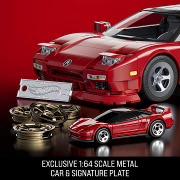 (Sold Out) Mattel Brick Shop Hot Wheels ’90 Acura Nsx Building Toy (876 Pieces), For Collectors - Imagen 5 de 6