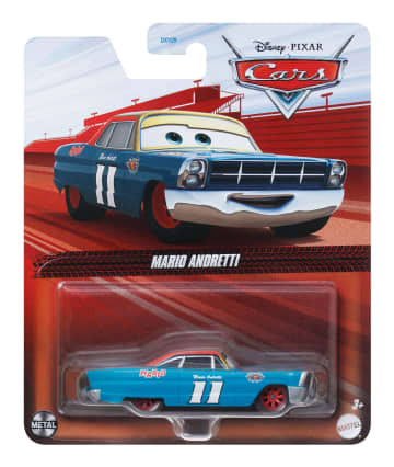 Carros da Disney e Pixar Diecast Veículo de Brinquedo Mario Andretti - Imagem 4 de 4