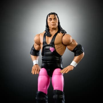 Wwe-Élite Wrestlemania-Bret Hart-Figurine Premium Live Event - Imagen 3 de 6