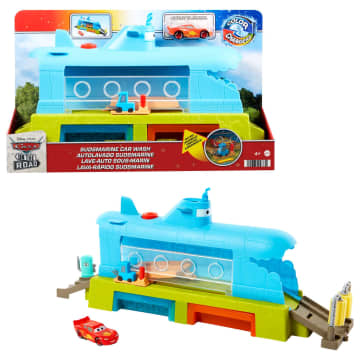 Disney And Pixar Cars Color Change Whale Car Wash Playset - Image 1 of 6