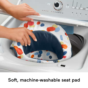 Fisher-Price Sit-Me-Up Floor Seat, Portable Baby Chair & 2 Developmental Newborn Toys, Darling Dots - Image 3 of 5