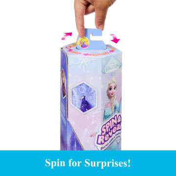 Disney Frozen Spin & Reveal Elsa Fashion Doll & Accessories With 11 Surprises From Disney Movie - Image 3 of 6