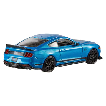 Hot Wheels Collector Vehículo de Colección Auto premium Escala 1:43 Mustang Mach Azul - Imagen 3 de 5