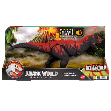 Jurassic World Roarin Real Feel Carnotaurus Dinosaur, Legacy Collection Reimagined Figure - Image 2 of 5