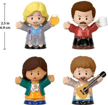 Little People Collector Parks And Recreation Special Edition Set, 4 Figures - Imagem 3 de 6