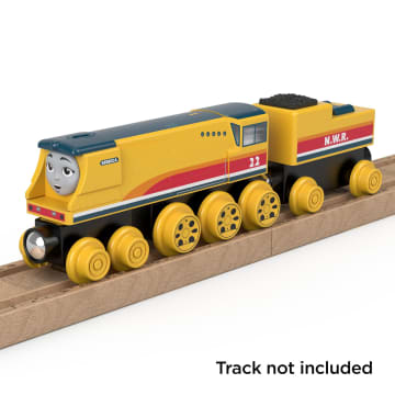 Fisher-Price Thomas & Friends Wooden Railway Rebecca Engine And Coal-Car - Image 4 of 6
