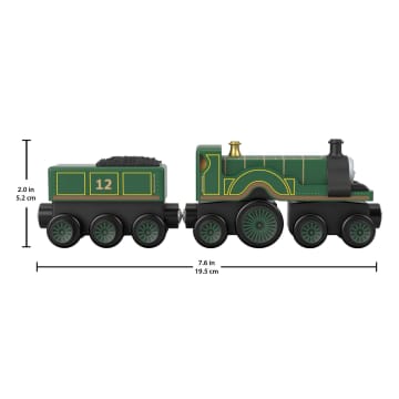 Fisher-Price Thomas & Friends Wooden Railway Emily Engine And Coal-Car - Image 5 of 6