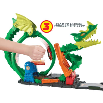 Hot Wheels City Dragon Drive Firefight Playset, With 1 Toy Car - Image 5 of 6