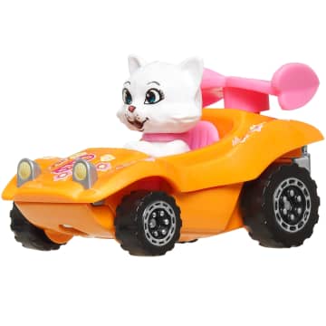 Hot Wheels Racerverse Barbie 3-Pack, Set Of 3 Die-Cast Toy Cars With Non-Removable Figures - Image 4 of 5