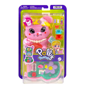 Polly Pocket Coffret Lapin Heure du Thé, Micro-Poupée, Lapins, Acc. - Imagen 6 de 6
