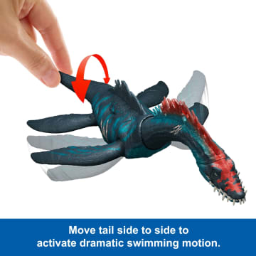 Jurassic World Gigantic Trackers Styxosaurus Dinosaur Action Figure, Large Species Attack, Chaos Theory - Imagen 5 de 6