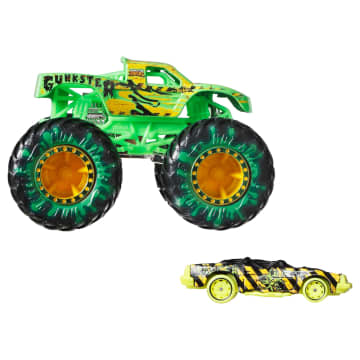 Hot Wheels Monster Trucks Vehículo de Juguete Camión Gunkster + Speed Bump - Image 5 of 5