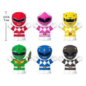 Little People Collector Power Rangers Special Edition Set For Adults & Fans, 6 Figures - Imagen 5 de 6