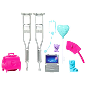 Barbie World  Coffret Médical, 10Accessoires Pour Poupée - Image 1 of 5