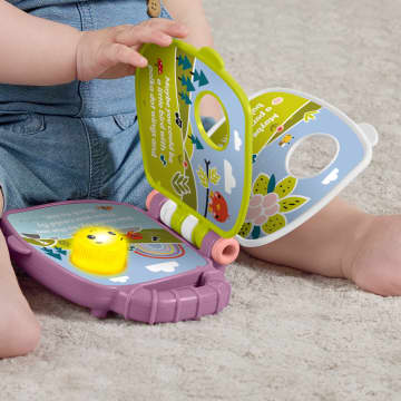 Fisher-Price  Livre Interactif Singe Violet, Avec Lumières et Sons - Imagem 4 de 6