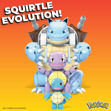 MEGA Pokémon Squirtle Building Toy Kit With 3 Action Figures (379 Pieces) For Kids - Image 4 of 6
