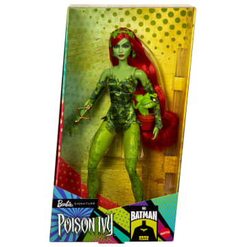 Barbie Signature Muñeca de Colección Batman 85 Aniversario Poison Ivy - Imagen 6 de 6