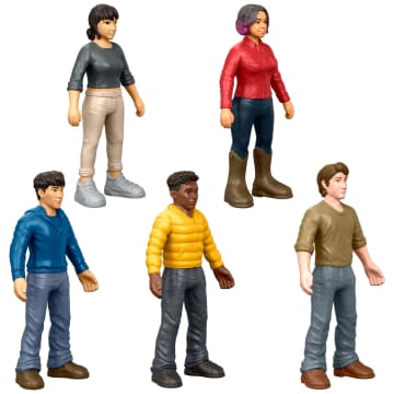 Jurassic World-20Mini-Figurines-Coffret Répliques Dinosaures, Humains - Imagem 5 de 6