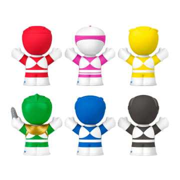 Little People Collector Power Rangers Special Edition Set For Adults & Fans, 6 Figures - Imagen 6 de 6