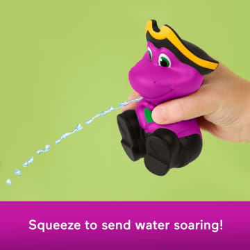 Fisher-Price Barney's World Water Fun Pirate Ship, 4-Piece Set For Water Play - Imagem 4 de 6