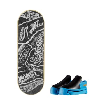 Hot Wheels Skate Veículo de Brinquedo Skateboard TIGER TAKE-OFF™ com Tênis - Imagem 2 de 6