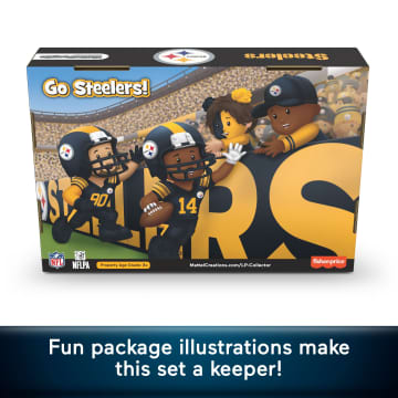 Little People Collector Pittsburgh Steelers Officially Licensed NFL Special Edition Set, Series 2 - Imagen 4 de 6