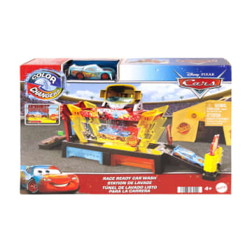 Disney And Pixar Cars Color Changers Race Ready Car Wash Playset & Color Changing Lightning Mcqueen - Imagen 6 de 6