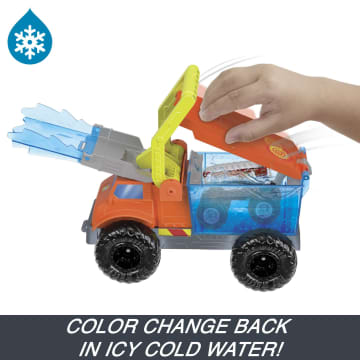 Hot Wheels Monster Trucks Arena Smashers Color Shifters 5-Alarm Rescue Playset, Fire Truck Crash Toy - Image 6 of 6