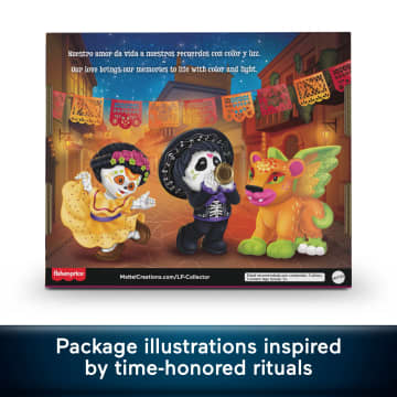 Little People Collector Día De Muertos Special Edition Set For Adults & Fans, 3 Figures - Image 4 of 6