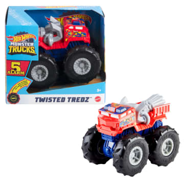Hot Wheels Monster Trucks Twisted Tredz Vehicles, 1:43 Scale Creature-Themed Toy Truck - Image 1 of 6