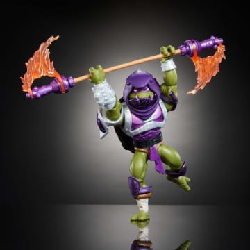 Masters of the Universe Turtles of Grayskull Figura de Acción Donatello de 5.5 pulgadas - Imagen 5 de 6