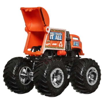 Hot Wheels Monster Trucks Vehículo de Juguete Camión Will Trash It All + Station Wagon Naranja - Image 3 of 5