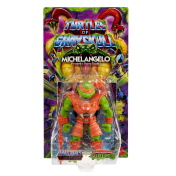 Masters of the Universe Tartarugas of Grayskull Figura de Ação Michelangelo de 5.5 polegadas - Image 2 of 6