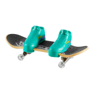 Hot Wheels Skate Veículo de Brinquedo Skateboard SKELETON SLUDGE™ com Tênis - Imagen 3 de 5