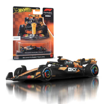 Hot Wheels Collector Vehículo de Juguete Hot Wheels Premium F1 McLaren #4 1:64 Coleccionistas - Image 1 of 5