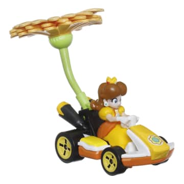 Hot Wheels Mario Kart Veículo de Brinquedo Princesa Dasiy Padrão Kart com Flower Glider - Image 2 of 5